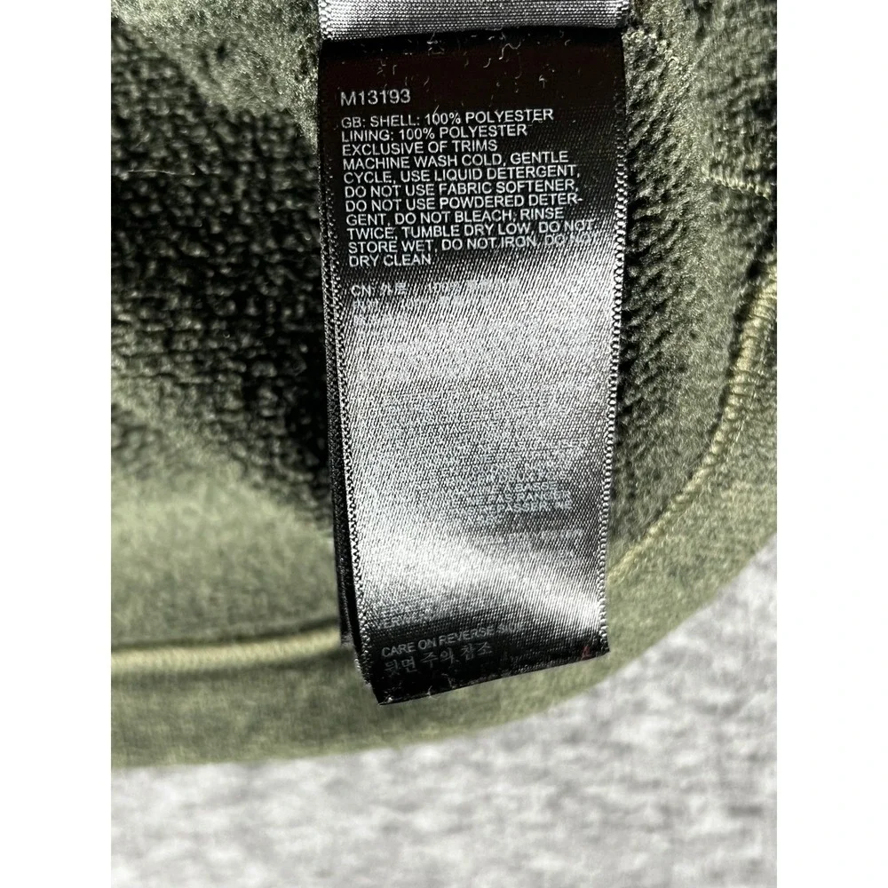 Marmot Mens Quarter Zip Fleece Pullover Olive Green Large L Heathered - Picture 4 of 9
